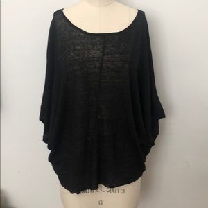 Nili Lotan drapey linen knit top, S.